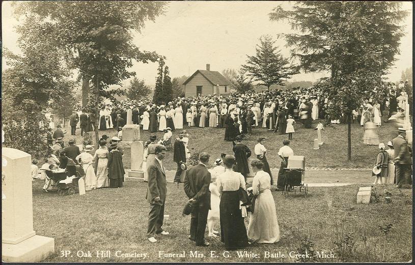 Ellen G. White's funeral.